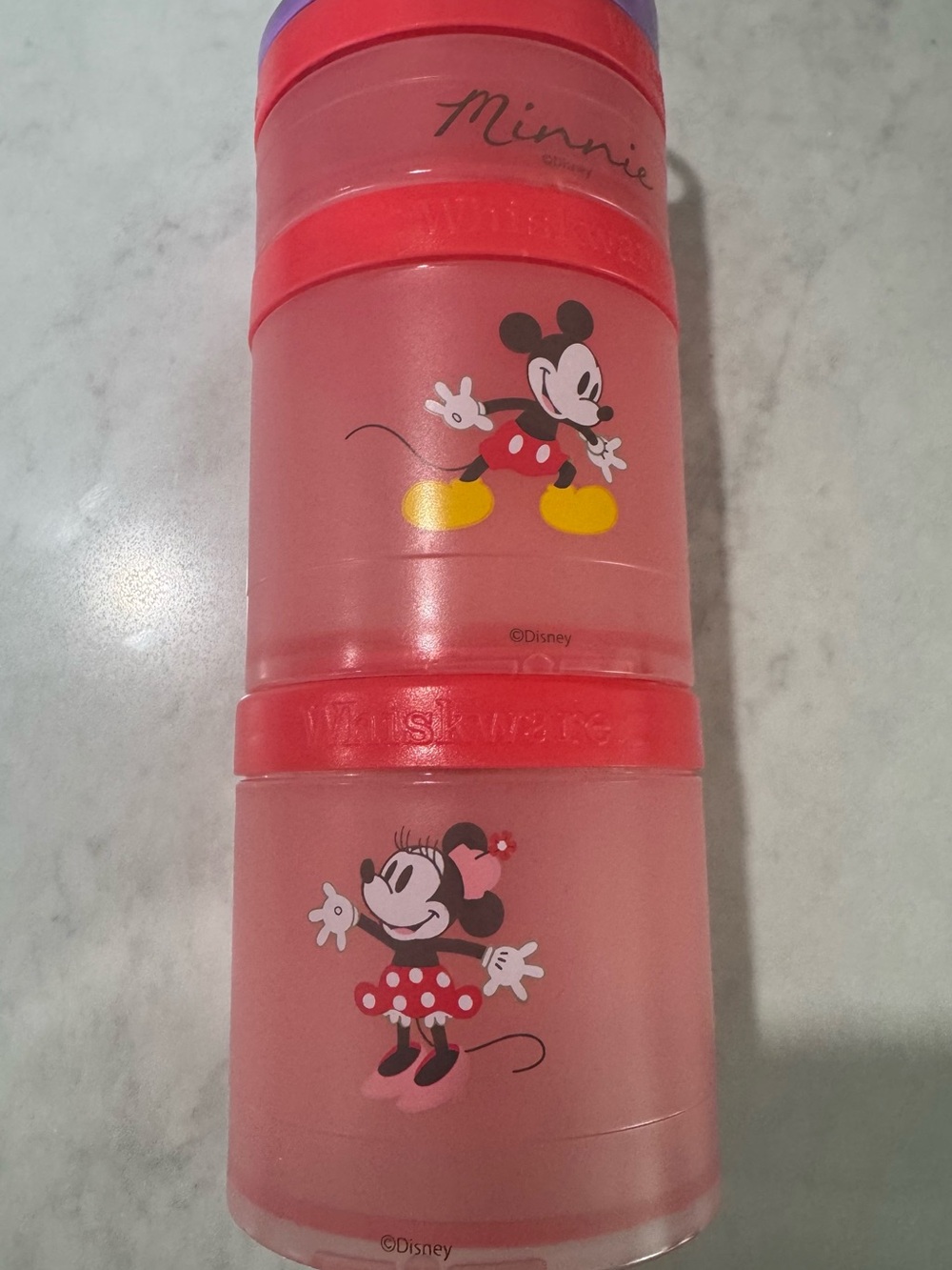 EUC Disney Mickey & Minnie x Whiskware | Snack Containers